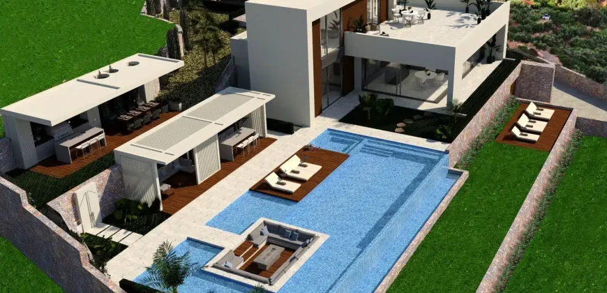 VILLA MOCHLOS Luxury villa with swimming pool